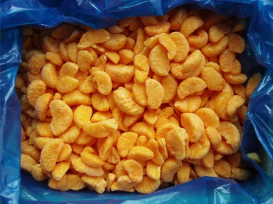 High Quality IQF Orange Petals with 90% Complete Rate